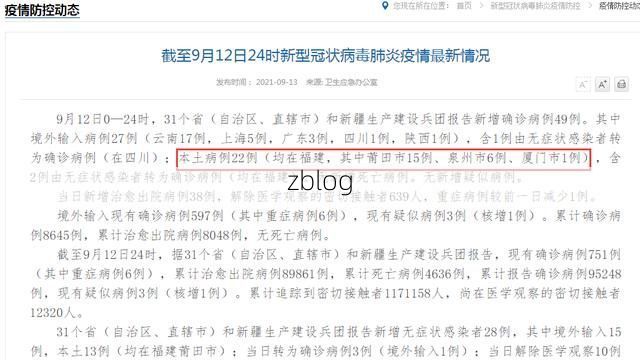 31省新增本土12例(31省新增本土15例)，厦门市辖区疫情引关注
