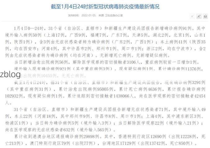 2022年1月5日西安新增确诊病例情况