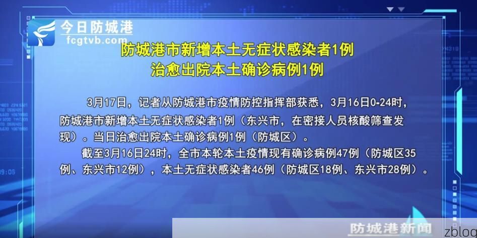 2022年3月24日防城港市新增确诊病例情况